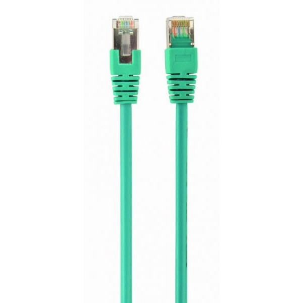 Фото - Кабель патч-корд Cablexpert S/FTP (PP6A-LSZHCU-G-0.5M) 50u  0.5 м Green