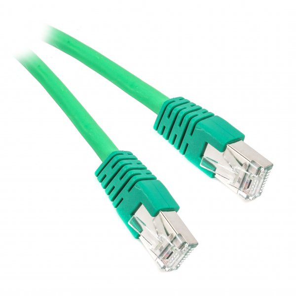 Фото - Кабель патч-корд Cablexpert S/FTP (PP6A-LSZHCU-G-0.5M) 50u  0.5 м Green