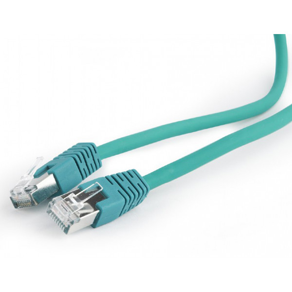 Фото - Кабель патч-корд Cablexpert S/FTP (PP6A-LSZHCU-G-1M) 50u 1m Green