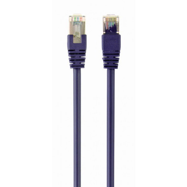 Фото - Кабель патч-корд Cablexpert S/FTP (PP6A-LSZHCU-V-0.5M) 50u 0,5м Purple