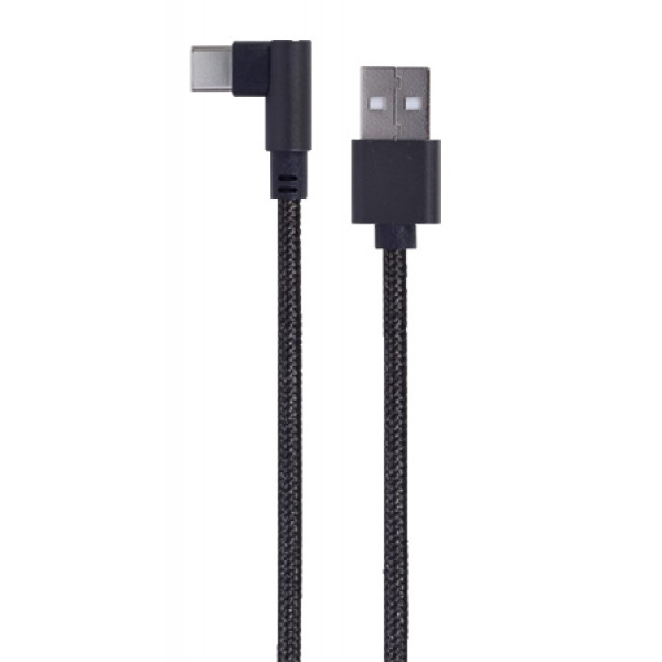 Фото - Кабель синхронизации данных Cablexpert USB2.0 BM - Type-C 0.2 m Black (CC-USB2-AMCML-0.2M)