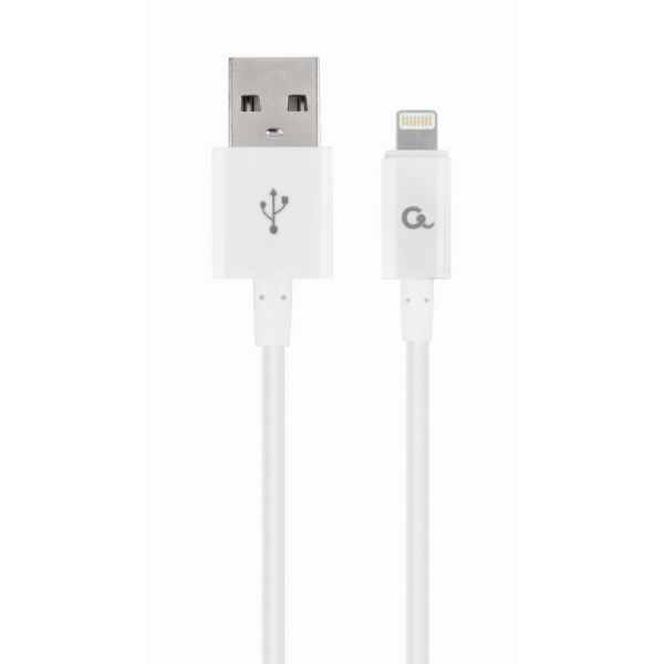 Фото - Кабель синхронизации данных Cablexpert USB 2.0 A - Lightning Premium 2m White (CC-USB2P-AMLM-2M-W) Фото - Кабель синхронизации данных Cablexpert USB 2.0 A - Lightning Premium 2m White (CC-USB2P-AMLM-2M-W)