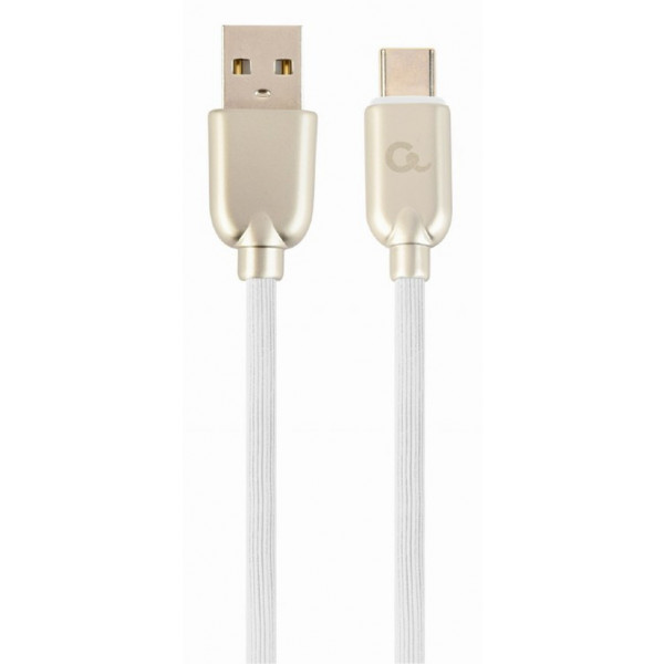 Фото - Кабель синхронизации данных Cablexpert USB 2.0 A - USB Type-C 1m White (CC-USB2R-AMCM-1M-W)