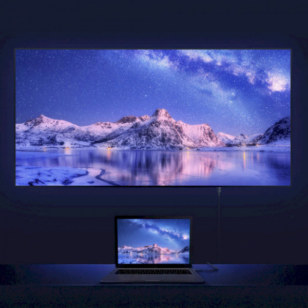 Фото - Кабель HDMI Baseus M-M Cafule 4K 5 m (CADKLF-H01)