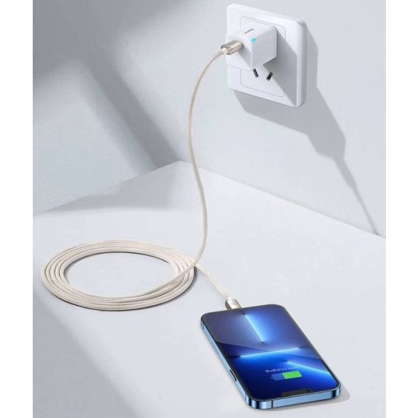 Фото - Кабель синхронизации данных Baseus Crystal Shine Series Fast Charging Data Cable Type-C to iP 20W 2m Pink (CAJY001404)