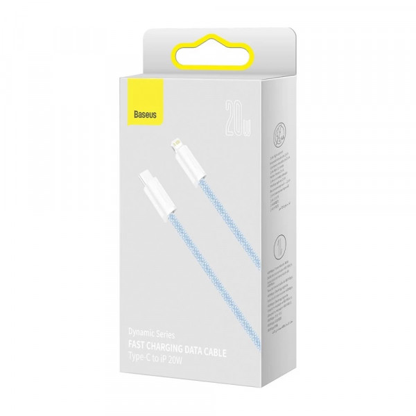 Фото - Кабель синхронизации данных Baseus Dynamic Series Fast Charging Data Cable Type-C to iP 20W 2m Blue (CALD000103)
