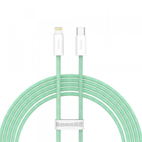 Фото - Кабель синхронизации данных Baseus Dynamic Series Fast Charging Data Cable Type-C to iP 20W 2m Green (CALD000106)