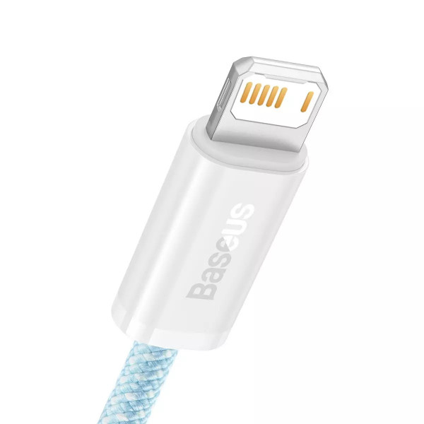Фото - Кабель синхронизации данных Baseus Dynamic Series Fast Charging Data Cable USB to iP 2.4A 2m Blue (CALD000503)