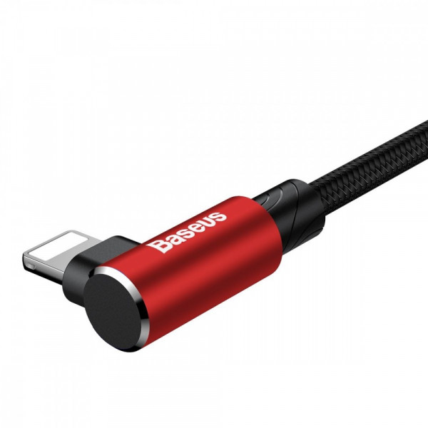 Фото - Кабель синхронизации данных Baseus MVP Elbow Type Cable USB For IP 1.5A 2m Red (CALMVP-A09)