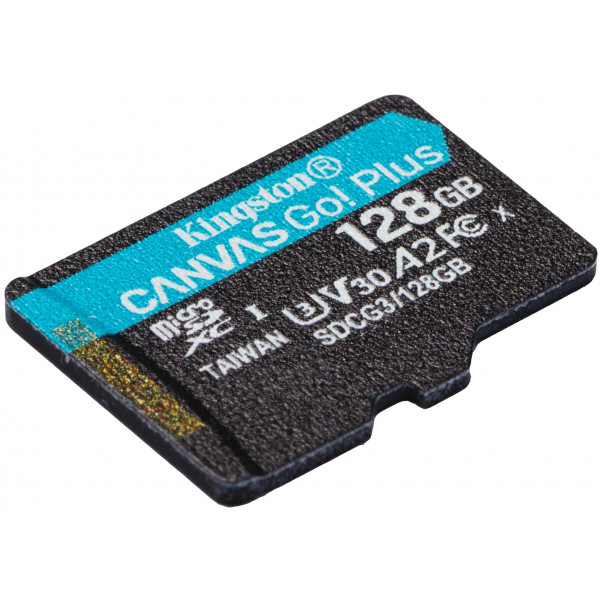 Фото - Карта памяти Kingston microSDXC 128GB C10 UHS-I U3 A2 Canvas Go Plus (SDCG3/128GBSP)