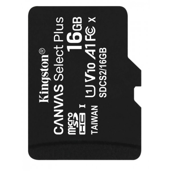 Фото - Карта памяти Kingston microSDHC 16GB Canvas Select Plus 100R A1 C10 (SDCS2/16GBSP)