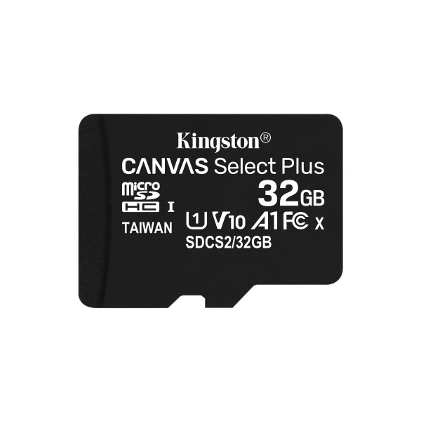 Фото - Карта памяти Kingston microSDHC 32GB Canvas Select Plus 100R A1 C10 (SDCS2/32GBSP)