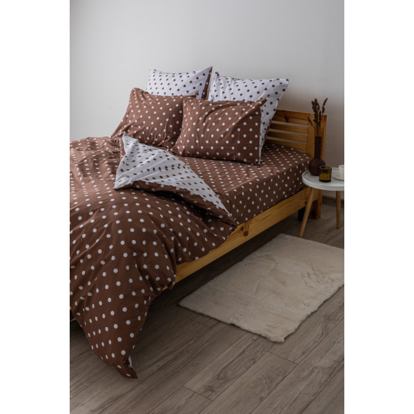 Фото - Комплект постельного белья ТЕП Happy Sleep Cappuccino Dots (2-03794_25127)