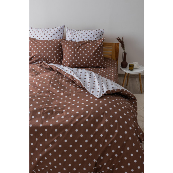 Фото - Комплект постельного белья ТЕП Happy Sleep Cappuccino Dots (2-03797_25131)