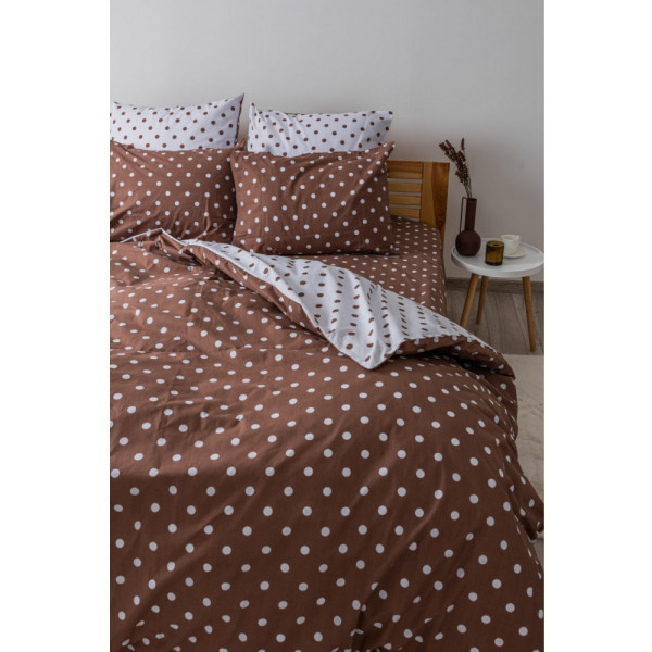 Фото - Комплект постельного белья ТЕП Happy Sleep Cappuccino Dots (2-03794_25127)