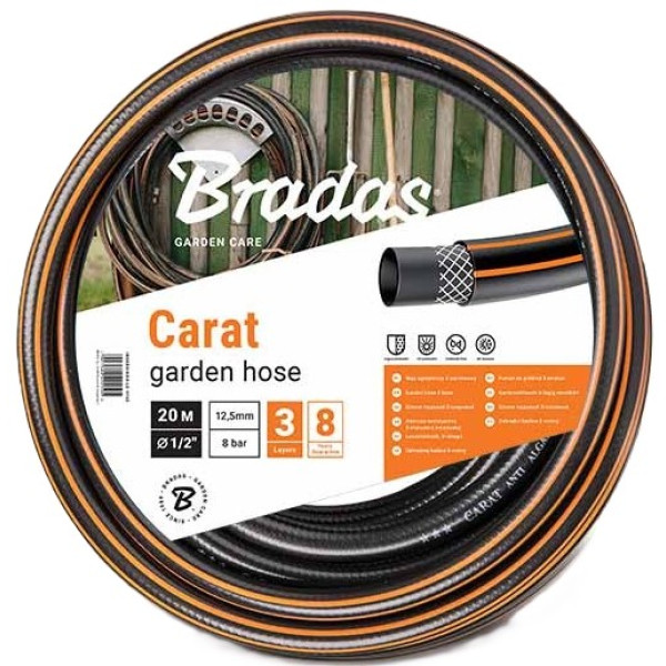 Фото - Шланг поливочный BRADAS Carat 5/8" 30 м (WFC5/830)