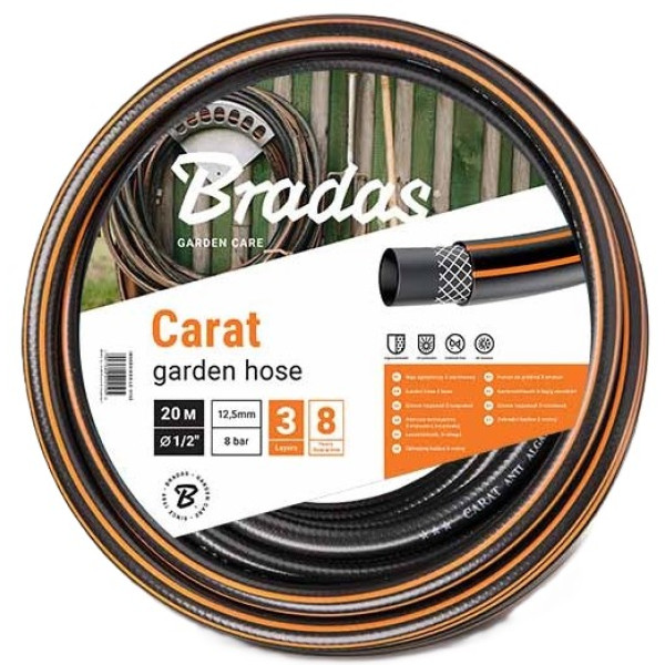 Фото - Шланг поливочный BRADAS Carat 1/2" 20 м (WFC1/220)