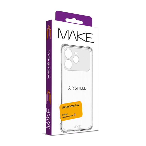 Фото - Чехол для смартфона MAKE Tecno Spark 40 AirShield (MCAS-TS40)