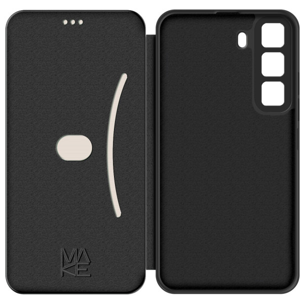 Фото - Чехол для смартфона MAKE Flip for Infinix Hot 60i, Black (MCP-IH60I)