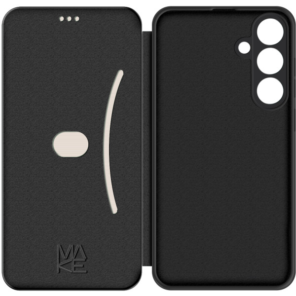 Фото - Чехол для смартфона MAKE Flip for Samsung S25 FE, Black (MCP-SS25FEBK )