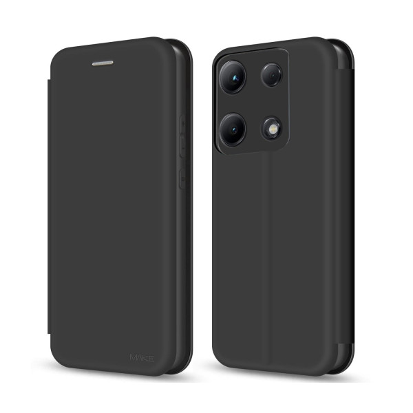 Фото - Чехол для смартфона MAKE Xiaomi Redmi Note 14S Flip Black (MCP-XRN14SBK)