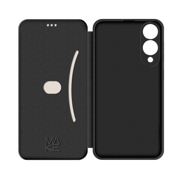 Фото - Чехол для смартфона MAKE Flip Jet for Samsung S25 Edge, Black (MCP-SS25EDBK)