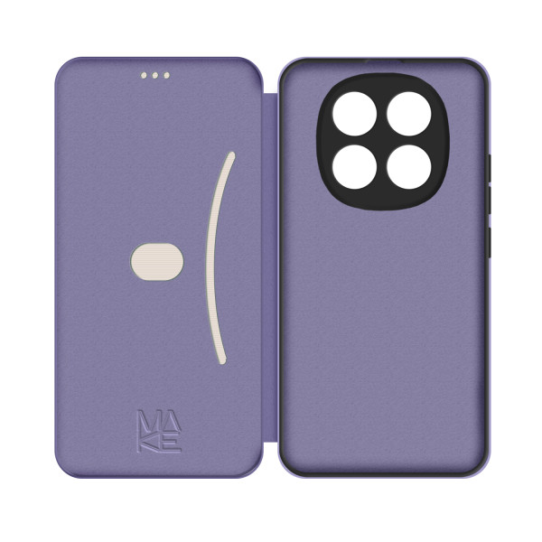 Фото - Чехол для смартфона MAKE Flip for Xiaomi Redmi Note 15, Purple (MCP-XRN15PL)