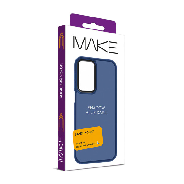 Фото - Чехол для смартфона MAKE Shadow for Samsung A17, Blue Dark (MCSD-SA17BL)