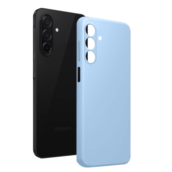 Фото - Чехол для смартфона MAKE Silicone for Samsung A17, Light Blue (MCL-SA17LB)