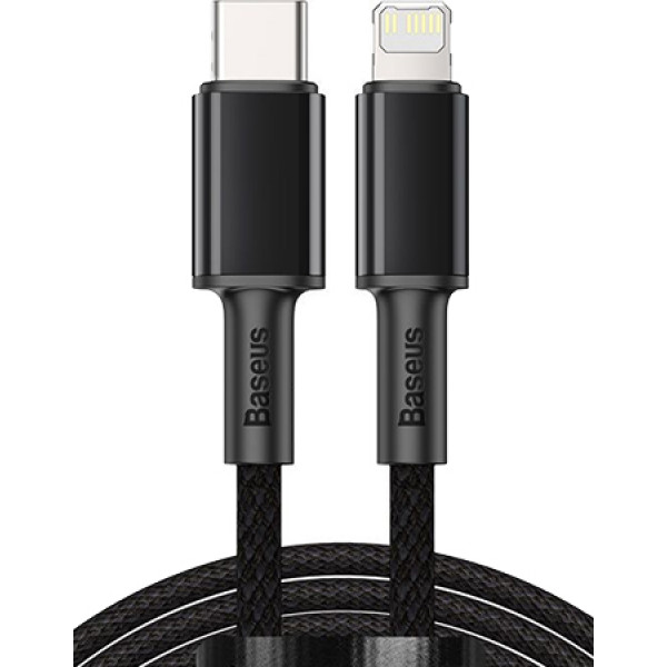Фото - Кабель синхронизации данных Baseus Type-C to Lightning 20W 2m Black (CATLGD-A01) Фото - Кабель синхронизации данных Baseus Type-C to Lightning 20W 2m Black (CATLGD-A01)