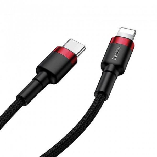 Фото - Кабель синхронизации данных Baseus Type-C/Lightning PD 20W 1m Red (CATLKLF-91)