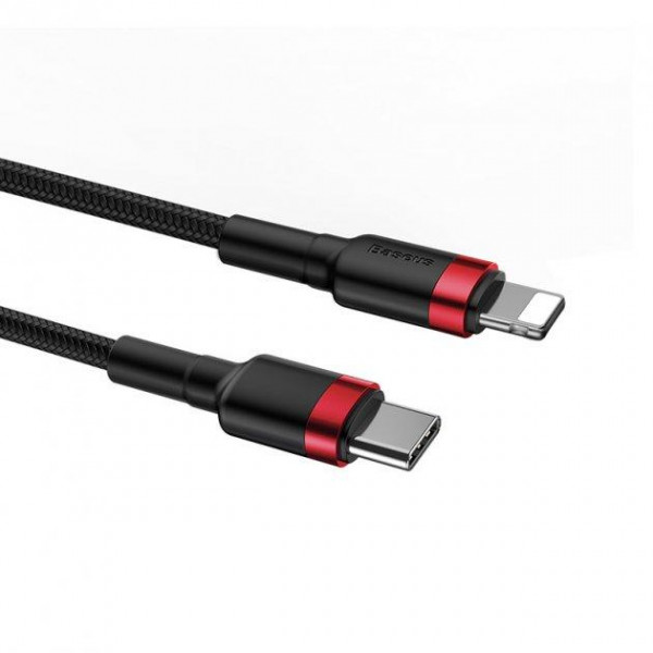 Фото - Кабель синхронизации данных Baseus Type-C/Lightning PD 20W 1m Red (CATLKLF-91)