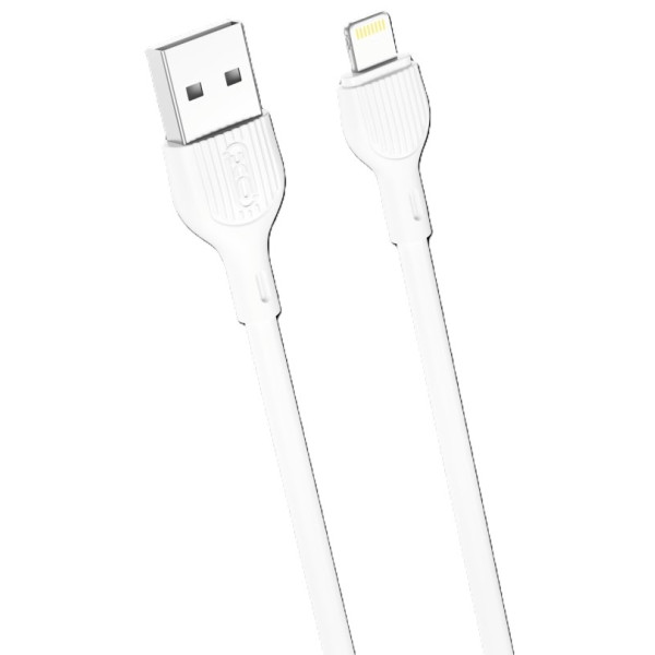 Фото - Кабель синхронизации данных XO 2.1A USB Lightning 2m White (CB-200UL)