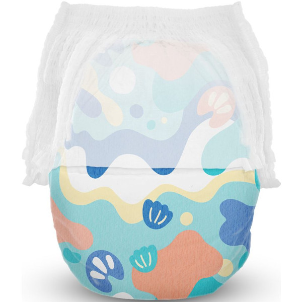 Фото - Одноразовые подгузники-трусики Offspring размер XL 12–20 кг, 30 шт. Подводный мир (DP-OI-FAP-XL30P-AQT)