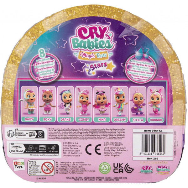 Фото - Мини-пупс Cry Babies CBMT. ЗВЕЗДНЫЕ ТАЛАНТЫ. Игровой набор с мини-куклой Дрими (916142)