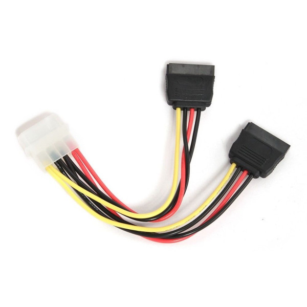 Фото - Кабель питания Cablexpert Molex M/F - 2хSATA, 0,015m (CC-SATA-PSY)