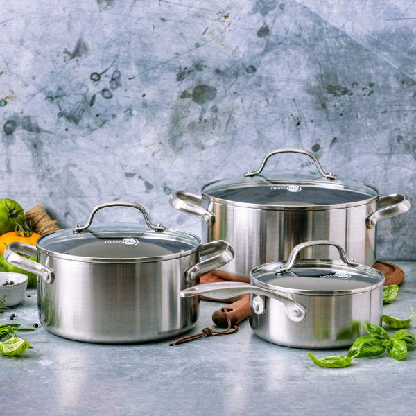 Фото - Набор посуды Green Pan Geneva, 6 пр. 1,5/3,1/4,8 л (CC005244-001)
