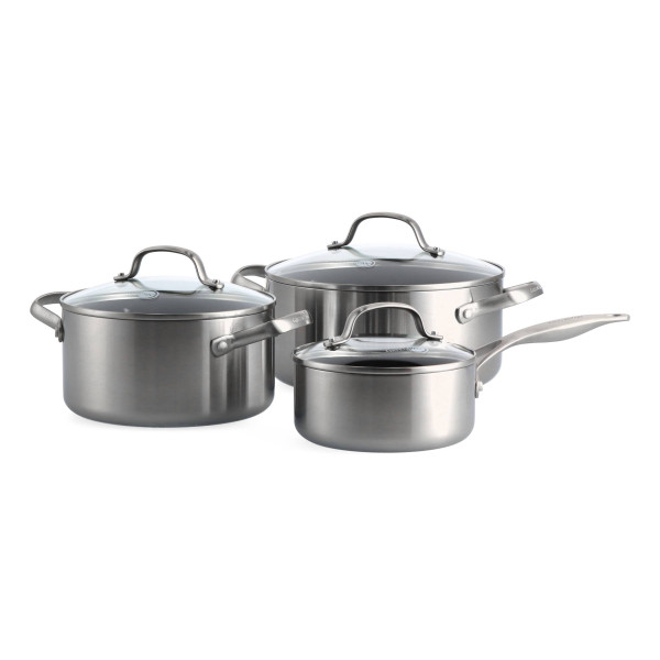 Фото - Набор посуды Green Pan Geneva, 6 пр. 1,5/3,1/4,8 л (CC005244-001)