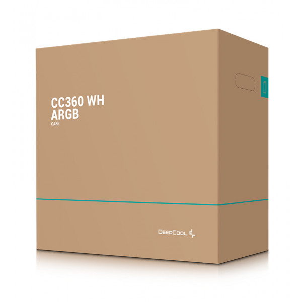 Фото - Корпус Deepcool CC360 WH ARGB (R-CC360-WHAPM3-G-1) без БП
