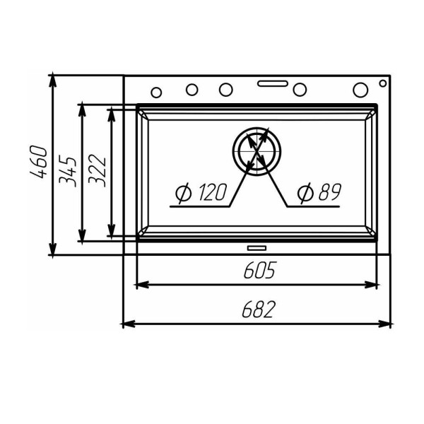 Фото - Мойка кухонная VALESO 6846 IRENA матовая карамель