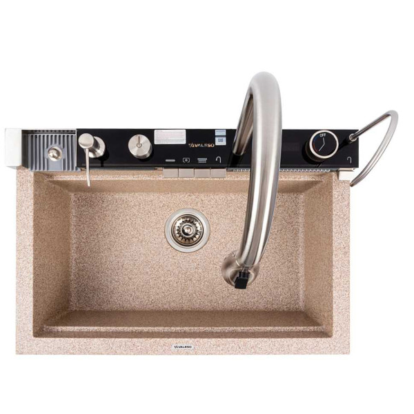 Фото - Мойка кухонная VALESO 6846 IRENA матовая карамель