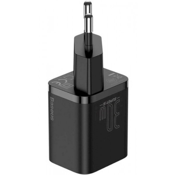 Фото - Сетевое зарядное устройство Baseus 30W Super-Si EU (CCSUP-J01) Black