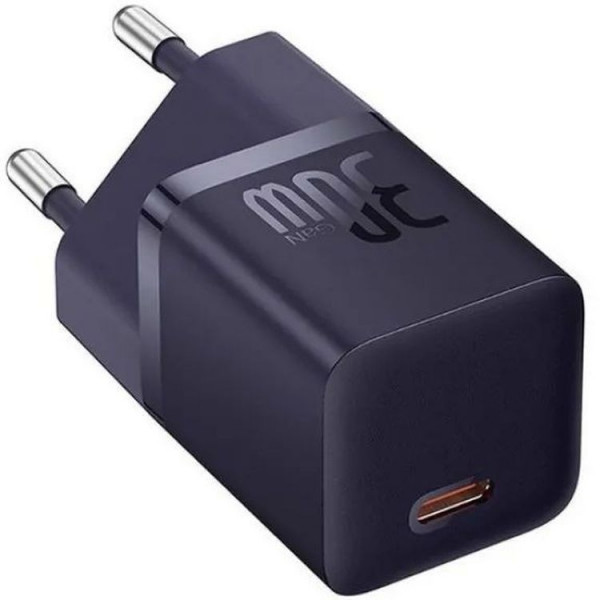 Фото - Сетевое зарядное устройство Baseus GaN5 FC mini 1C 30W Violet (CCGN070705)