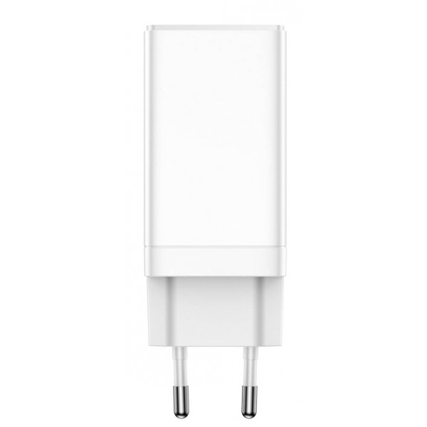 Фото - Сетевое зарядное устройство Baseus GaN3 Pro Fast Charger 2C+U 65W EU White (CCGP050102)