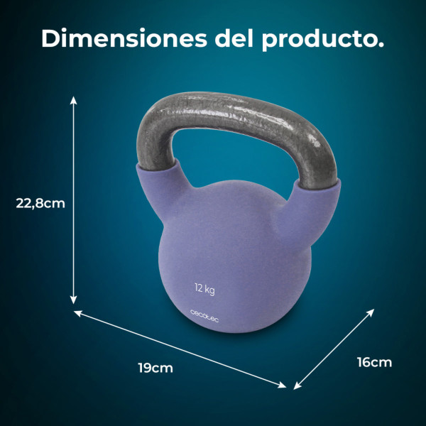 Фото - Гиря Cecotec Drumfit KettleBell 12000 Neo 12кг (CCTC-07205)