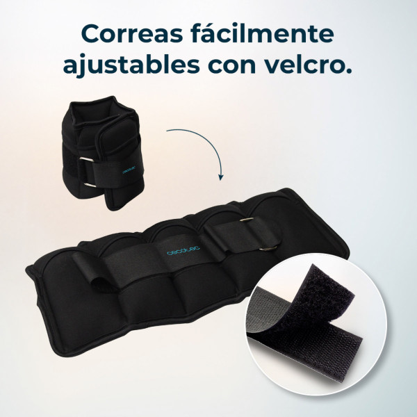 Фото - Утяжелители Cecotec Drumfit AnkleBell 2500 Neo 2 шт. по 2,5 кг (CCTC-07208)