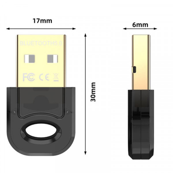 Фото - Адаптер сети Bluetooth USB Vention Bluetooth-адаптер Vention 5.0 RTL8761B (CDDBG)