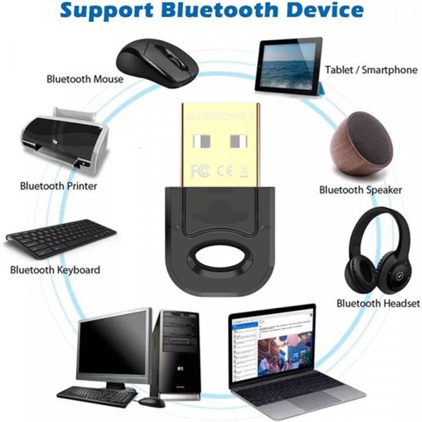 Фото - Адаптер сети Bluetooth USB Vention Bluetooth-адаптер Vention 5.0 RTL8761B (CDDBG)