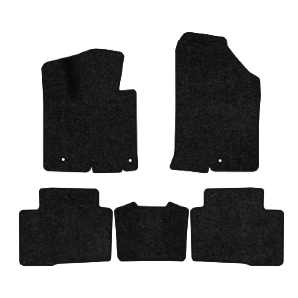 Фото - Коврики ворсовые в салон авто EVAtech Standard для Hyundai Tucson (NX4) Hybrid (Long base) 2021 4 поколение SUV USA черный кант HY44196CE5KH3VEB