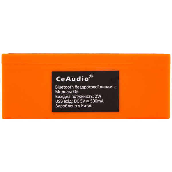 Фото - Портативная акустика CeAudio Q6 Orange